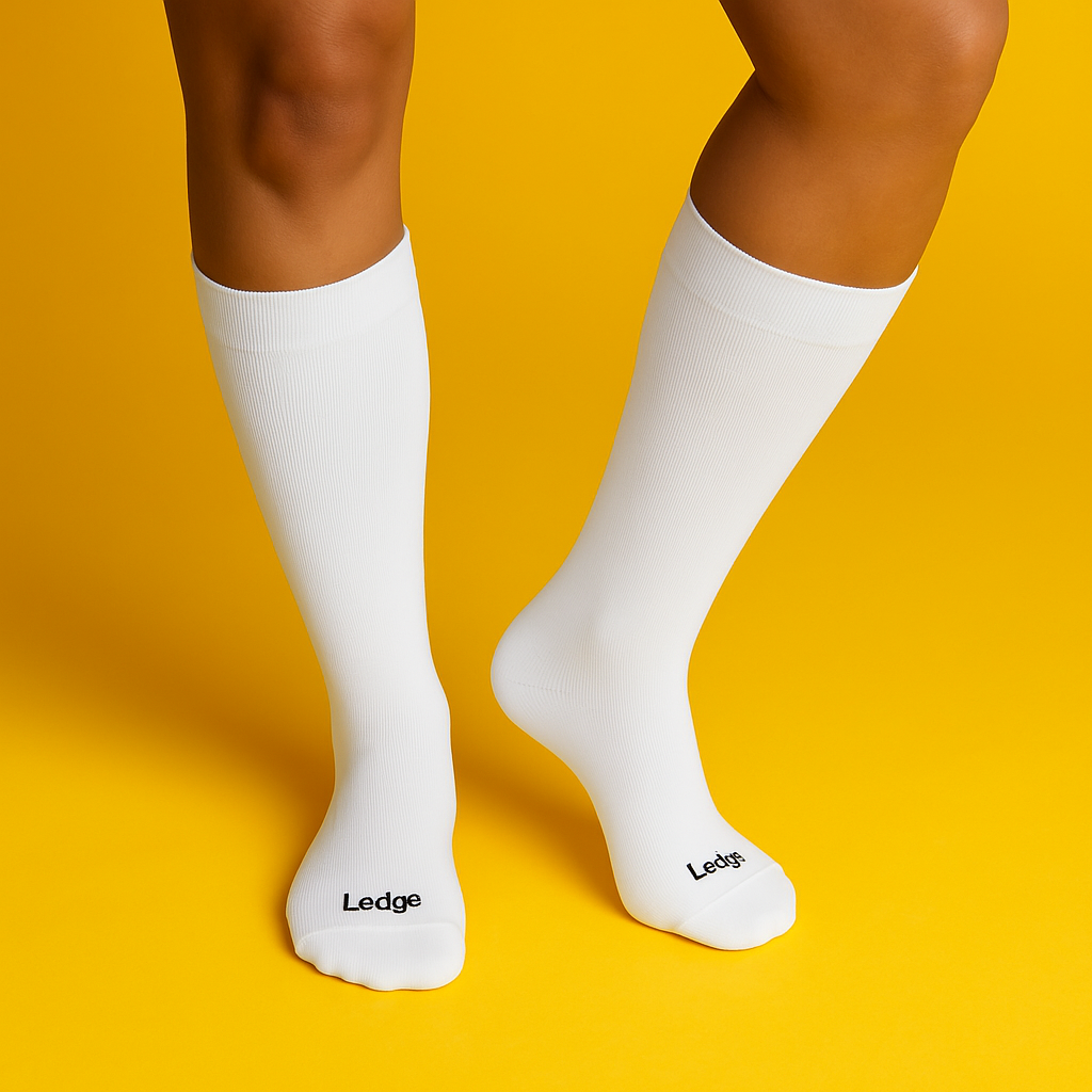 Compression Socks Travel - White