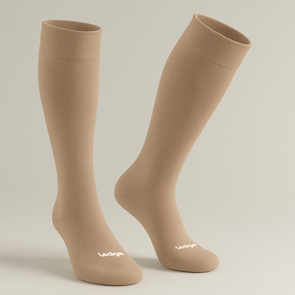 Compression Socks Work - Warm Taupe