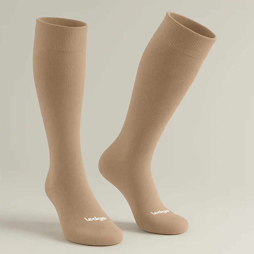 Essential Compression Socks Warm Taupe