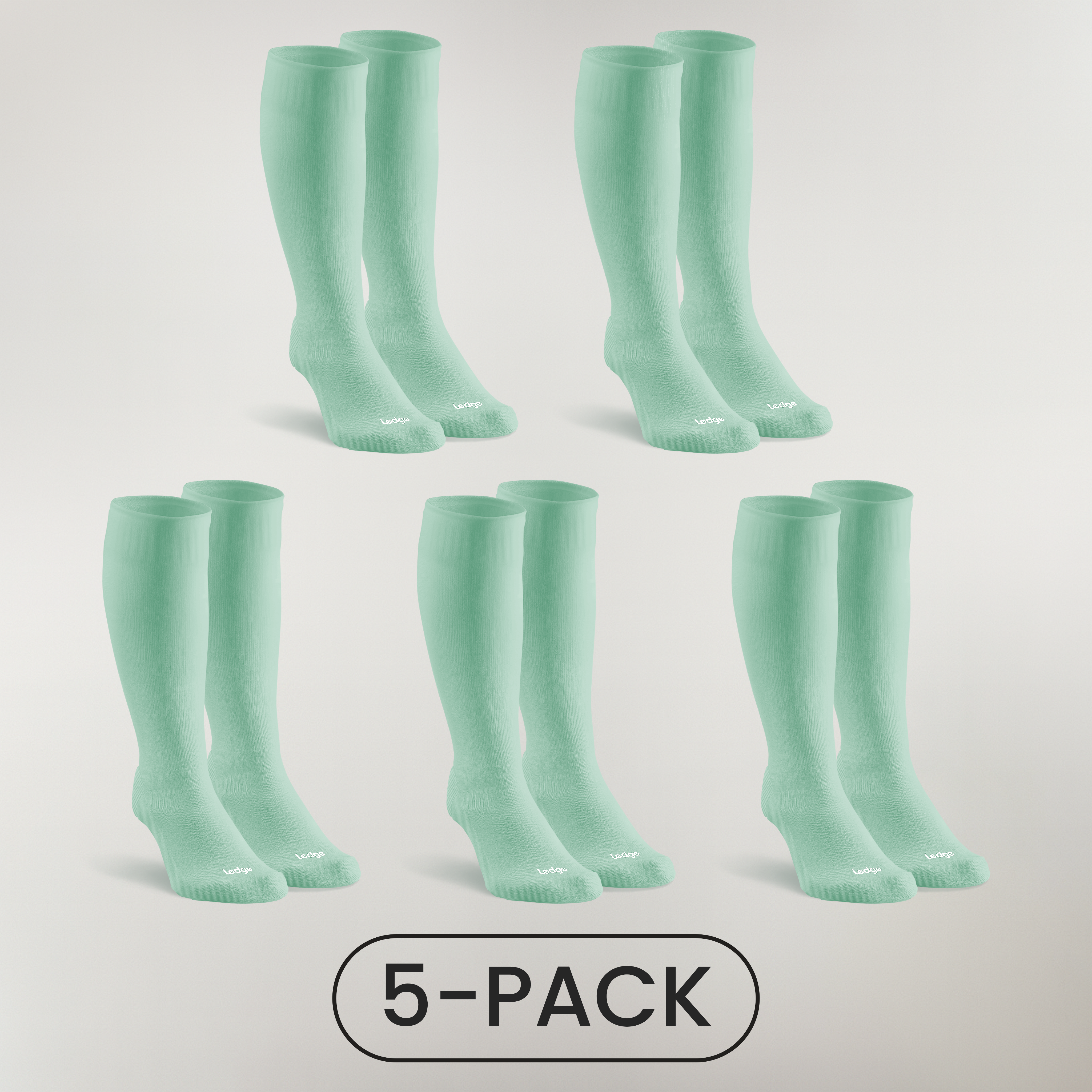 Essential Kompressionsstrümpfe Sanftgrün