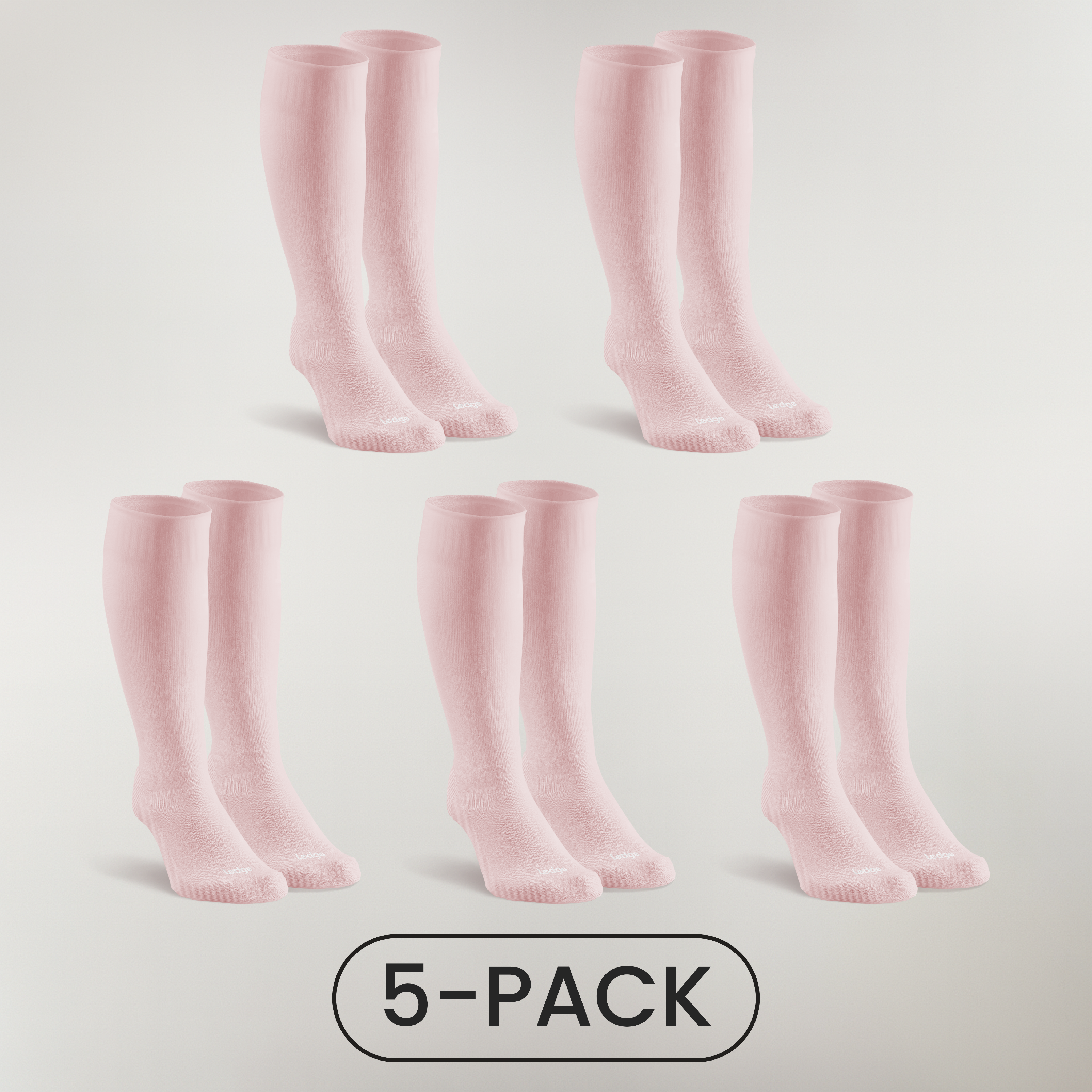 Essential Kompressionsstrümpfe Rosa