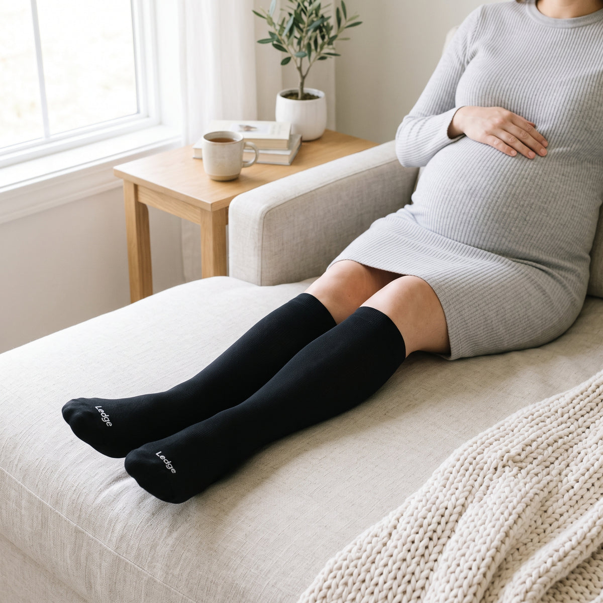 Compression Socks Pregnancy - Black